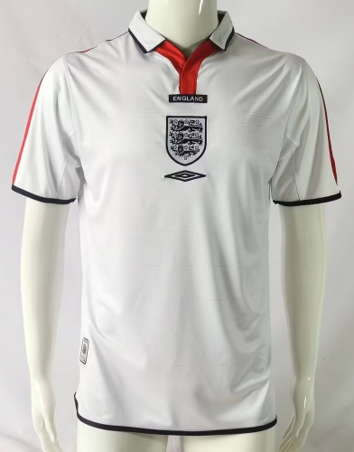 2004 Retro Verison England Home White Thailand Soccer Jersey AAA-1041/710/811