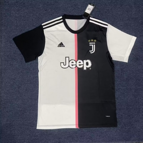 2019-2020 Juventus Black & White Thailand Soccer Jersey AAA-407/TY/1099