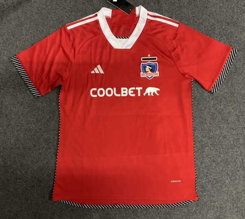 2024/25 Colo-Colo 2nd Away Red Thailand Soccer Jersey AAA-36