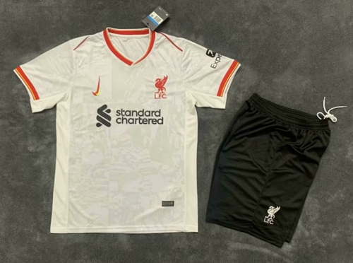 2023/24Liverpool 2nd Alway Yellow Thailand Soccer Uniform-23