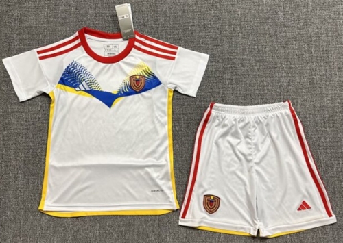 Kids 2023/24 Venezuela Away White Kids/Youth Soccer Uniform-507/522/SKE