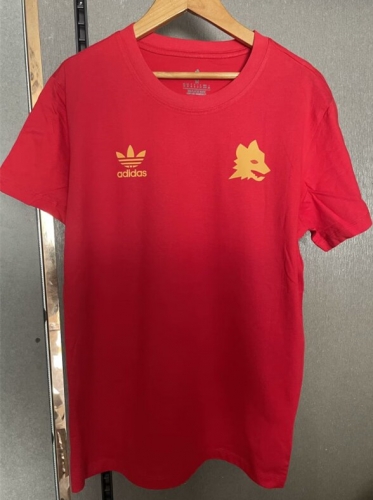 2024/25 Roma Red Cotton T-Shirts-308