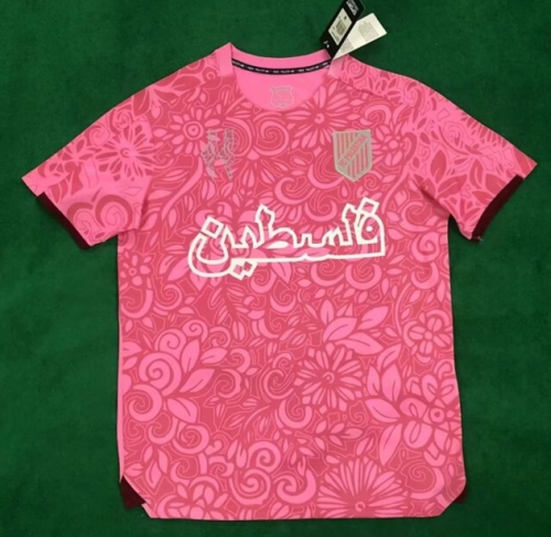 2023/24 Palestine Pink Thailand Soccer Jersey AAA-38