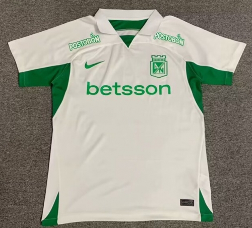 2024/25 Atlético Nacional Away Green & White Thailand Soccer Jersey AAA-1040