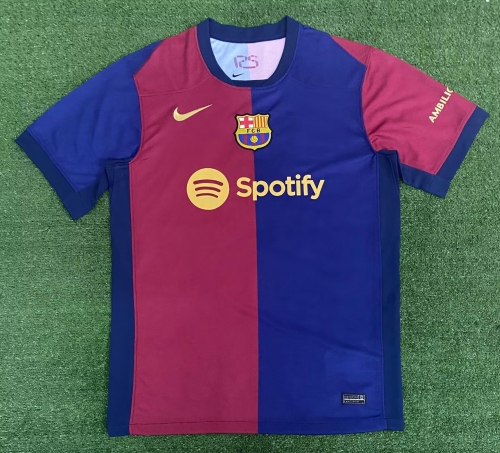 2024/25 Barcelona Home Red & Blue Thailand Soccer Jerseys-705/320/416