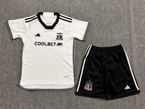 Kids 2024/25 Colo-Colo Home White Kids/Youth Soccer Uniform-522/507