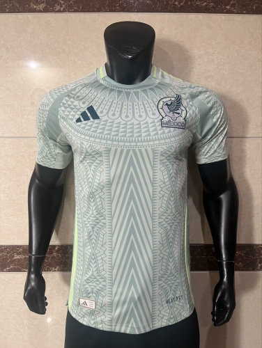 Player Version 2024/25 Mexico Away Green Thailand Soccer Jersey AAA-308/210/416