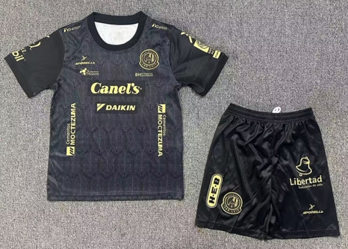 Kids 2024/25 Atlético San Luis 2nd Away Black Kids/Youth Soccer Uniform-36