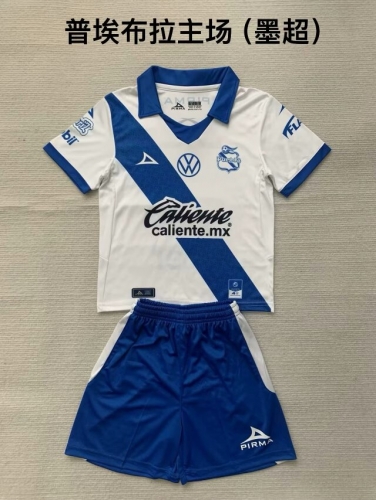 2023/24 Club Puebla Home White Soccer Uniform-208