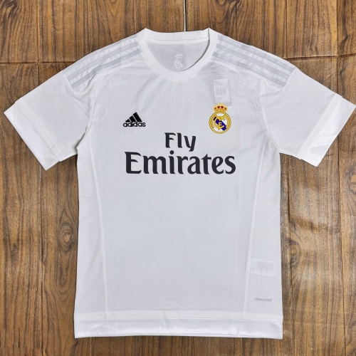 15-16 Retro Version Real Madrid Home White Thailand Soccer Jersey AAA-301/503/601