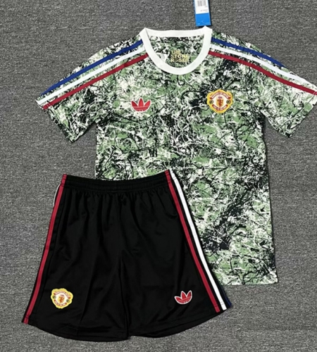 2024/25 Manchester United Green Soccer Uniform-SKE/516