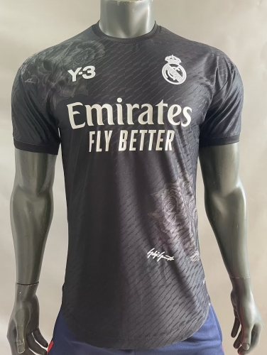Player Version 2024/25 Rea Madrid Black Thailand Soccer Jersey AAA-308/210/MY/703