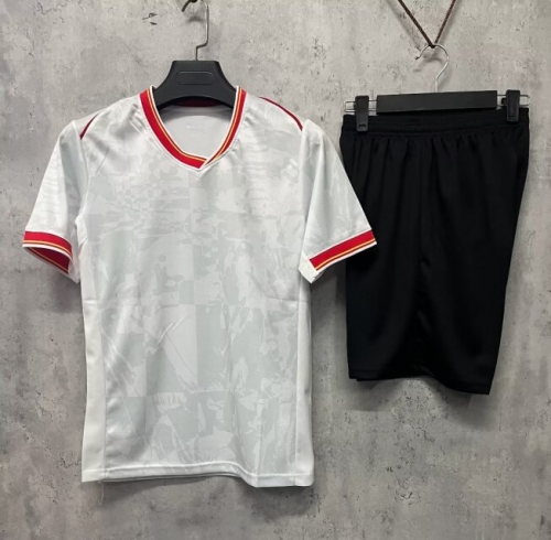 Customize 2024/25 Liverpool Away White Soccer Uniform-DN