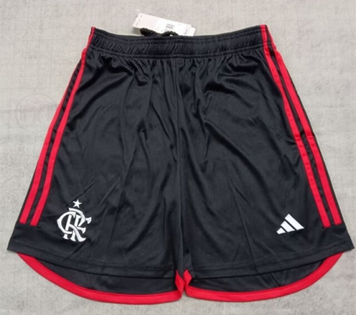 2024/25 CR Flamengo Away Black Thailand Soccer Shorts-315