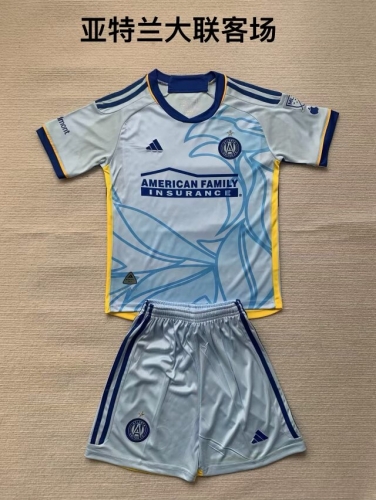 2024/25 Atlanta United FC Away Blue Soccer Uniform-208