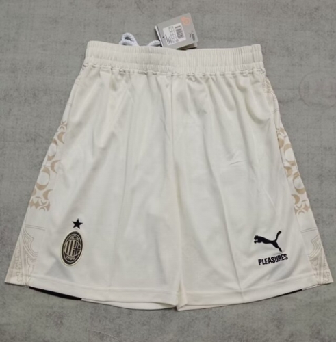 2024/25 AC Milan 3nd Away White Thailand Soccer Shorts-315