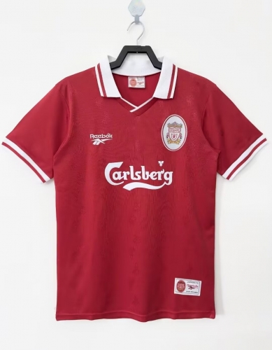 96-97 Retro Version Liverpool Home Red Thailand Soccer Jersey AAA-2011/811/313