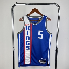 2024 Season City Version NBA Sacramento Blue #5 Jersey-311