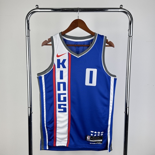 2024 Season City Version NBA Sacramento Blue #0 Jersey-311