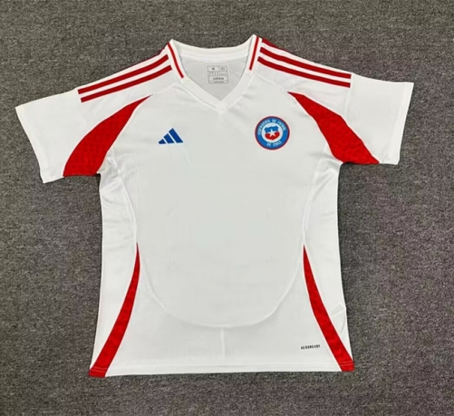 2024/25 Chile Away White Thailand Soccer Jersey AAA-416/47/522