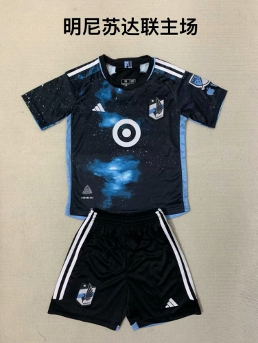 2024/25 Minnesota United FC Home Black Soccer Uniform-208