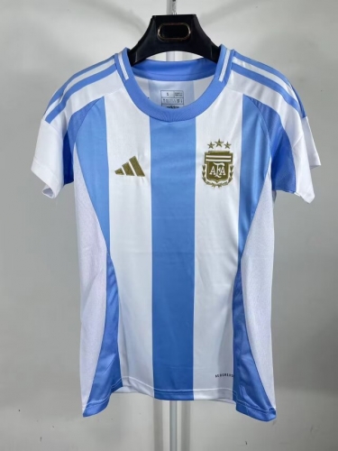 2024/25 Argentina Home Blue & White Female Thailand Soccer Jersey-JJ/SH/319