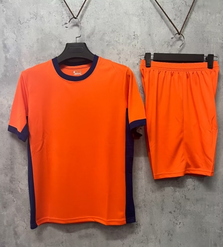 Customize 2024/25 Netherlands Home Orange Soccer Uniform-DN