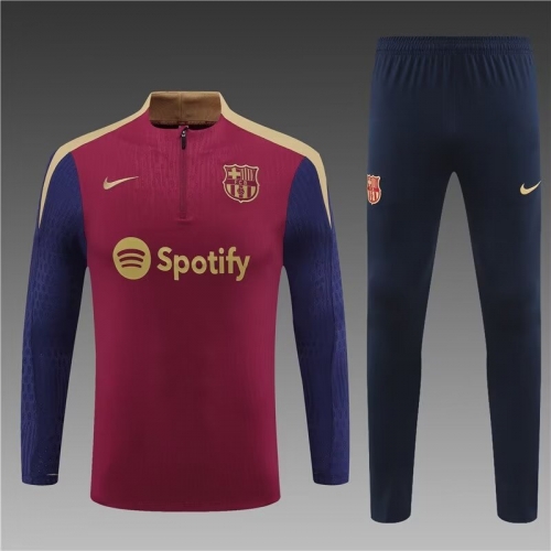 Player Version 2023/24 Barcelona Red Thailand Soccer Tracksuit Uniform-801/GDP/815