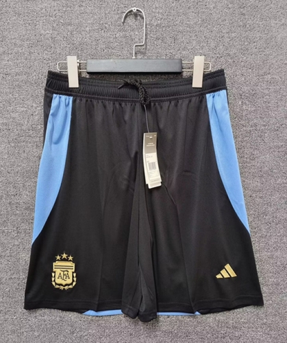 2024/25 Argentina Black Thailand Soccer Shorts-315