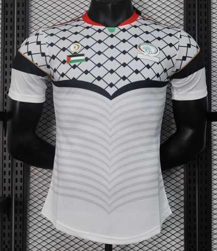 Player Version 2024/25 Palestino Red & White Thailand Soccer Jersey AAA-888