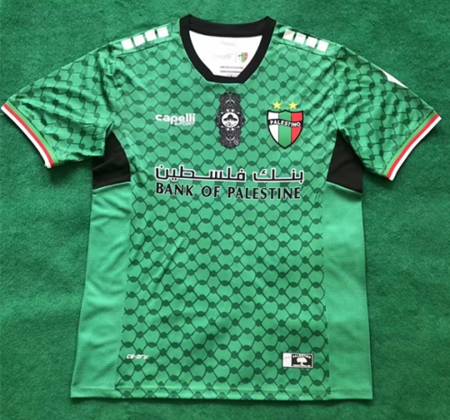 2024/25 Palestino Green Thailand Soccer Jersey AAA-38