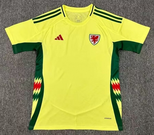 2023/24 Wales Away Yellow Thailand Soccer Jersey AAA-1040/416