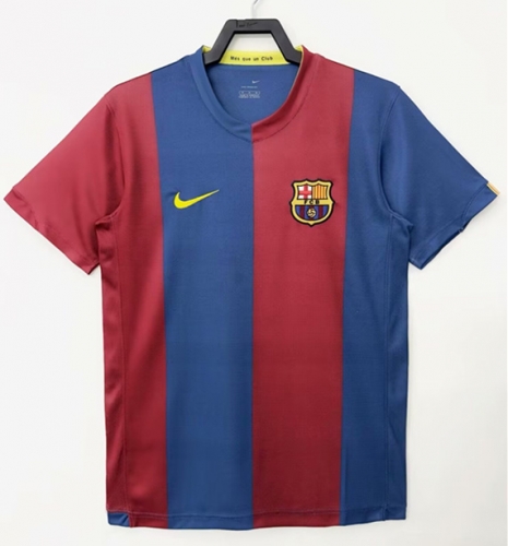 06-07 Retro Version Barcelona Home Red & Blue Thailand Soccer Jersey AAA-601/811