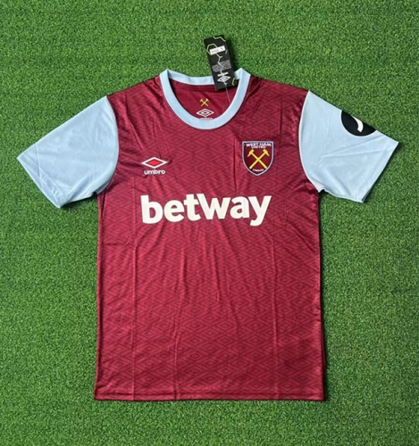 2024/25 West Ham United  Home Red Thailand Soccer Jersey AAA-320