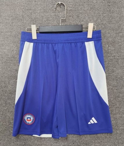 2024/25 Chile Home Blue Thailand Soccer Shorts-315