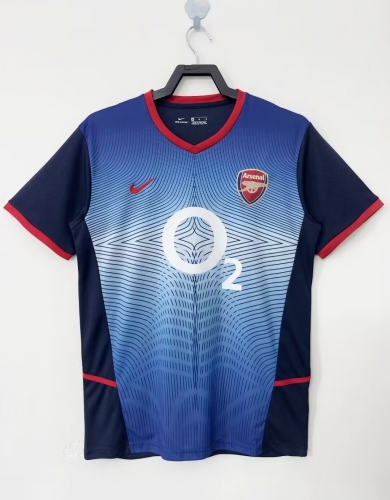 02-04 Retro Version Arsenal Away Royal Blue Thailand Soccer Jersey AAA-503/811