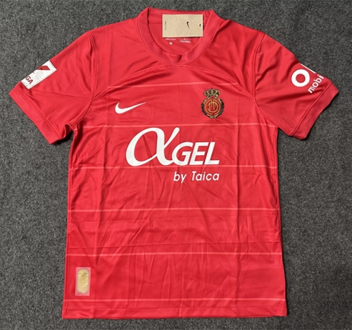2024/25 RCD Mallorca Home Red Thailand Soccer Jersey AAA-36