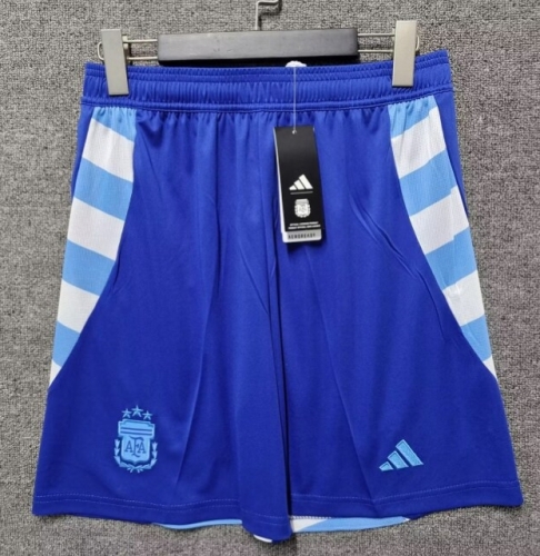 2024/25 Argentina Away Blue Thailand Soccer Shorts-315