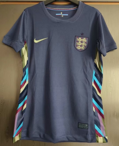 2024/25 England Away Purple Gray Female Thailand Soccer Jersey-JJ/SH