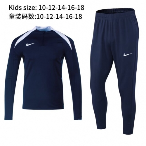 Kids Version #2405 Nike Royal Blue Tracksuit Uniform-411