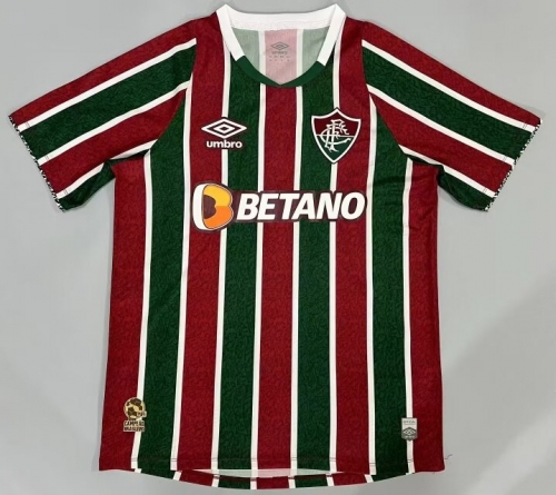 2024/25 Fluminense FC HOme Red & Green Thailand Soccer Jersey AAA-1095/908