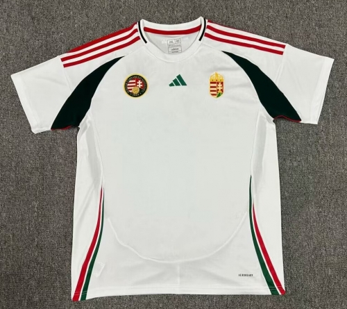 2024/25 Hungary Away White Thailand Soccer Jersey AAA-1040/1095