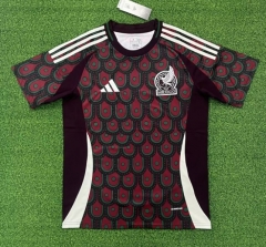 2024/25 Mexico Home Black & Red Thailand Soccer Jersey AAA-416/312/320