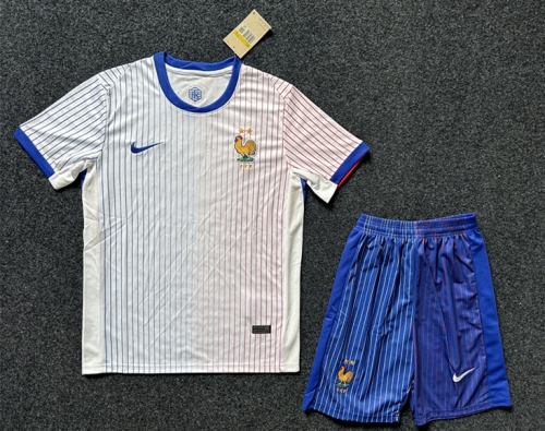 2024/25 France White Soccer Uniform-516/315/36