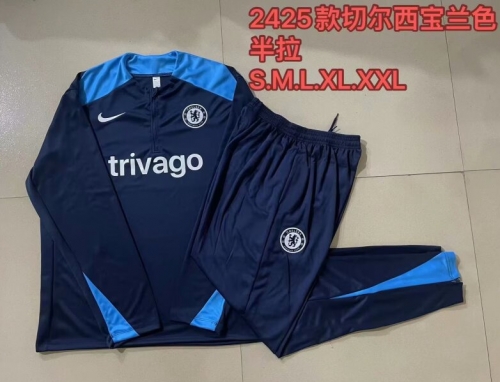 2024/25 Chelsea Royal Blue Thailand Soccer Tracksuit Uniform-815/411