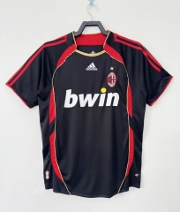 06-07 Retro Version AC Milan 2nd Away Black Thailand Soccer Jersey AAA-503/811