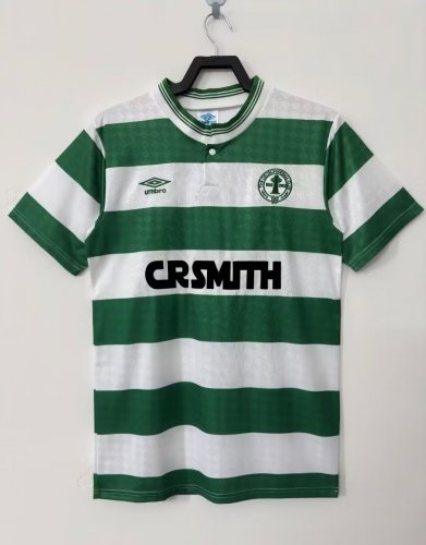 1987-88 Retro Version Celtic Away Green Thailand Soccer Jersey AAA-811