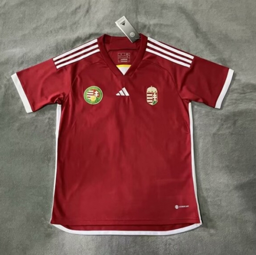 2023/24 Hungary Home Red Thailand Soccer Jersey AAA-510