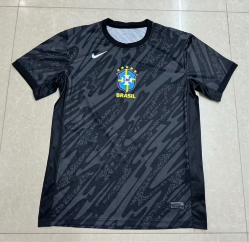 2024/25 Brazil Black & Dray Soccer Thailand Jersey AAA-1095