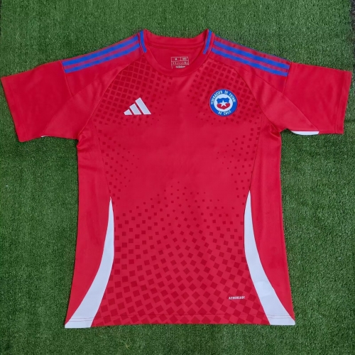 2024/25 Chile Home Red Thailand Soccer Jersey AAA-47/522/416
